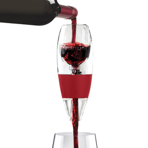 Vinturi Red Wine Aerator with No-Drip Base, Red