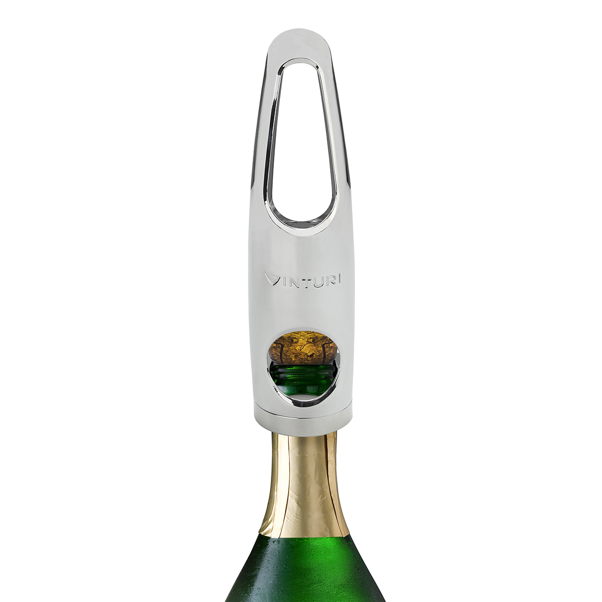 Vinturi Champagne Opener, One size, Silver