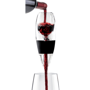 Vinturi V1010 Red Wine Aerator With No-Drip Stand, Black